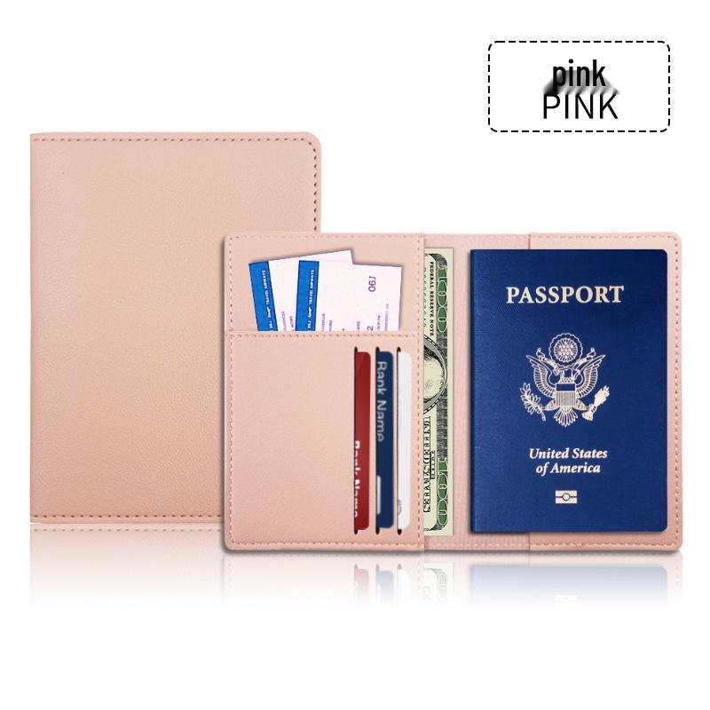 Customizable PU Leather Passport Holder Set with Multi-card Slots and Durable Protection