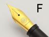 WANCHER DREAM PEN Настоящий эбонит Мраморный фиолетовый Сигарообразная Тонкое золото Серый, (Перо F, Покрытое)
