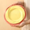Simple Cream Style Western Food High Level Lace Pasta Plate Home Salad Dessert Plate Fruit Dim Sum Snack Plate
