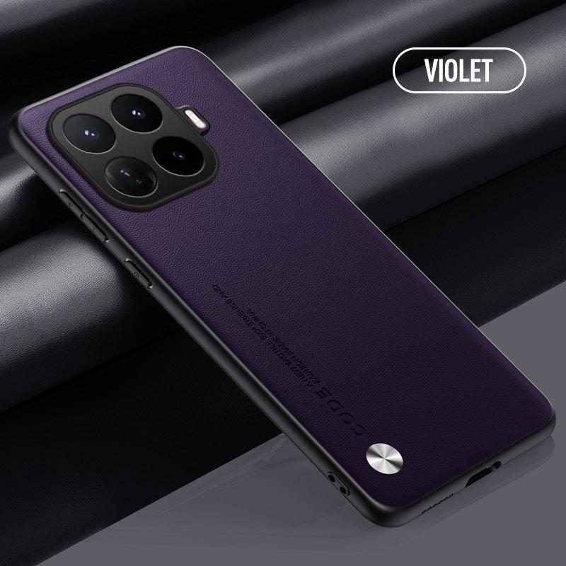 Custodia EUCAGR di Lusso in Pelle PU per Xiaomi 17T Pro Cover Posteriore Custodia per Telefono in Silicone a Protezione Totale per Xiaomi 17TPro