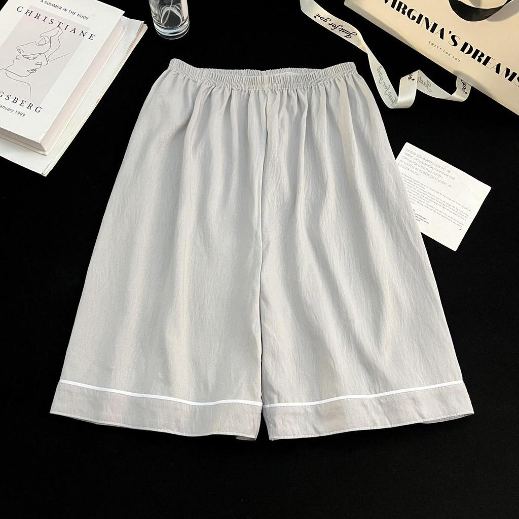 Men's Cloud Cotton Solid Color Short Sleeve Pajama Set
