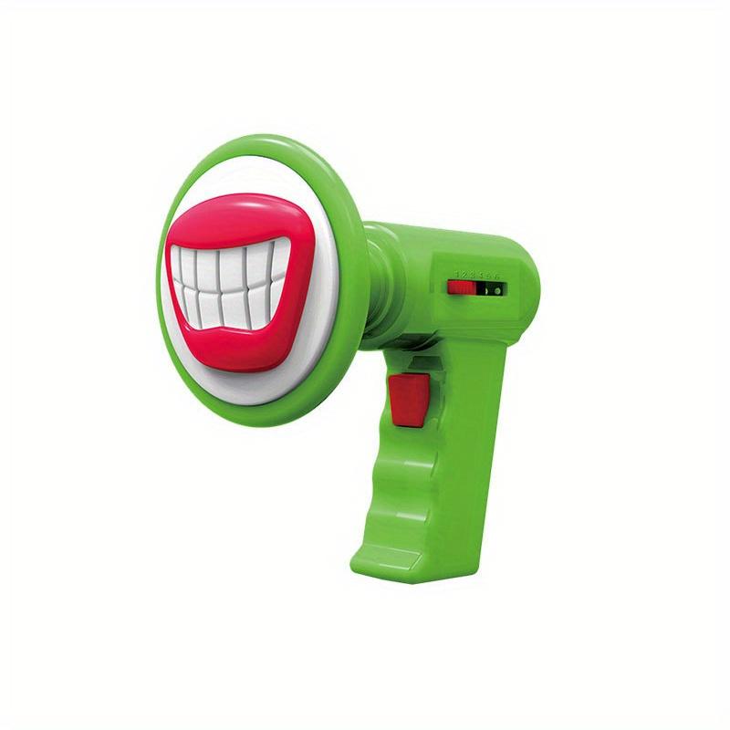 

Mini Kids Voice Changer Toy Cosplay Voice Speaker with 6 Sound Effects Handheld Megaphone Trick Joke Toy for Kids Children OneSize зелений