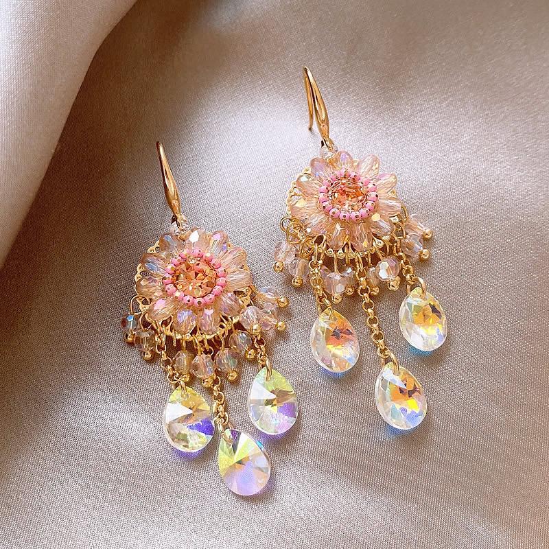 

Сережки-пусети у формі серця «Срібна голка» з кристалами цирконію – Європейська та американська мода високого класу для жінок