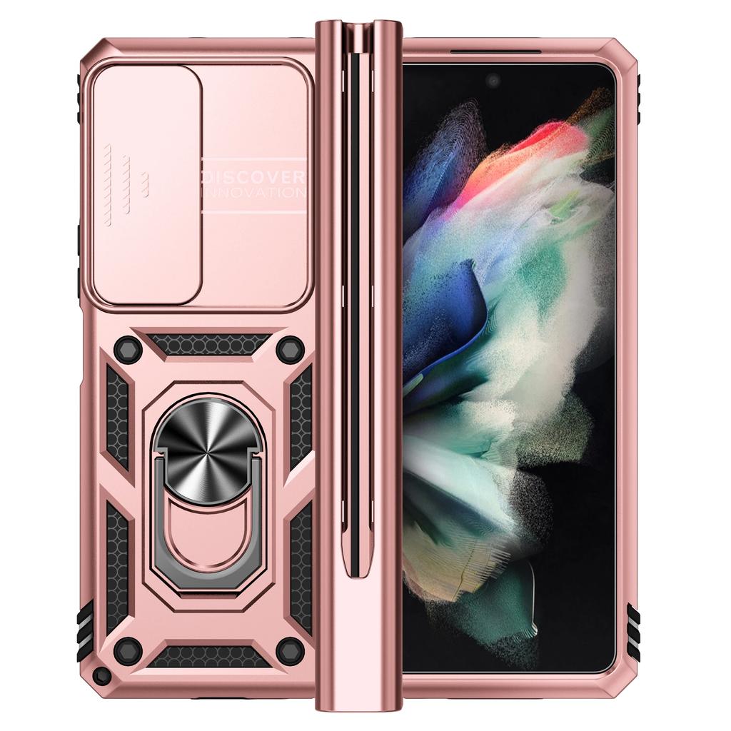 Non-Slip Camera Protective Phone Case for Samsung Galaxy Z Fold 4 5G Fold4 Zfold4 Anti-Drop Kickstand Coque Cases