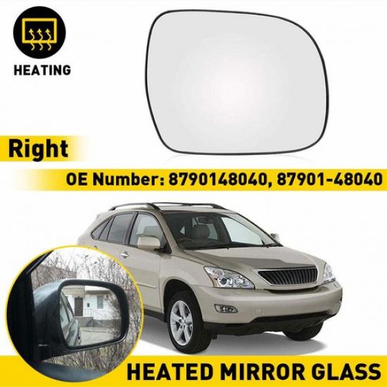 Для Lexus RX 300 330 350 2004-2009 400H Правое пассажирское зеркало заднего вида с подогревом