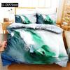 Summer Surf Seaside Vacation Duvet Cover Blue Water Comforter Bedding Set For Adults Queen Size 3d Quilt Bed Set Linening Bed