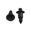 Parts Snap Clips Plastic Rivets 50pcs Black Fairings