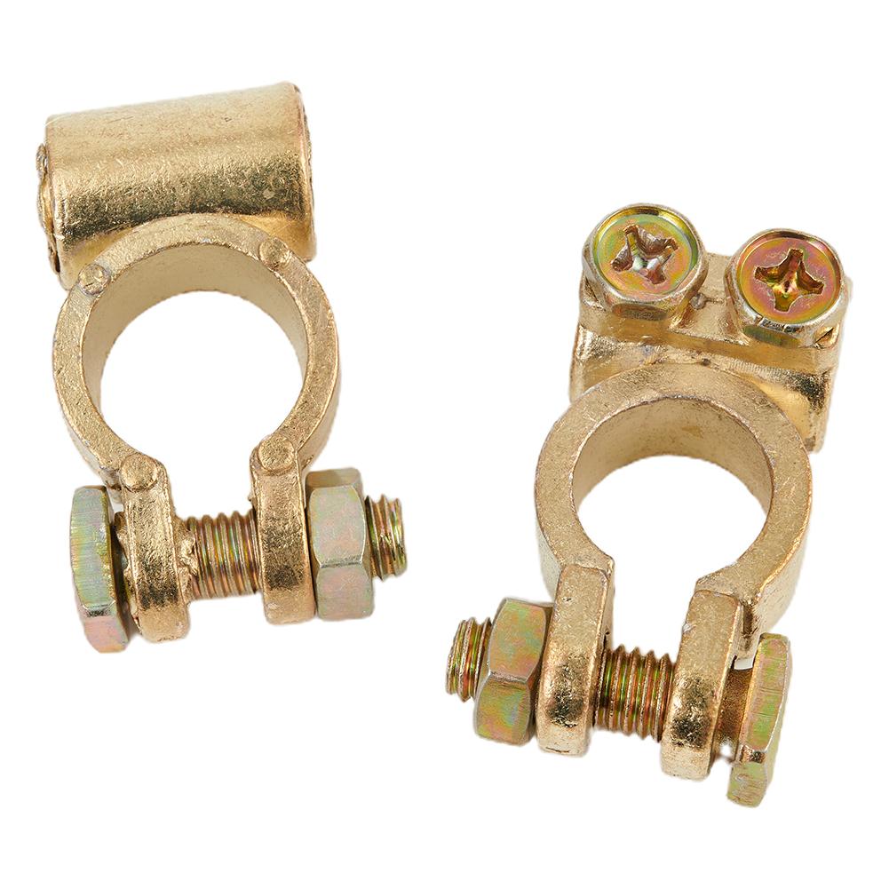 Nützlich Langlebig Hohe Qualität Batterieklemmen Verbinder Massives Messing Fahrzeugzubehör Adapter Freizeit Tragbar