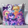 Anime M-My Little Pony Pillow Case Square Pillow Bedroom Sofa Leisure Comfort Cushion Car Living Room Home Decoration