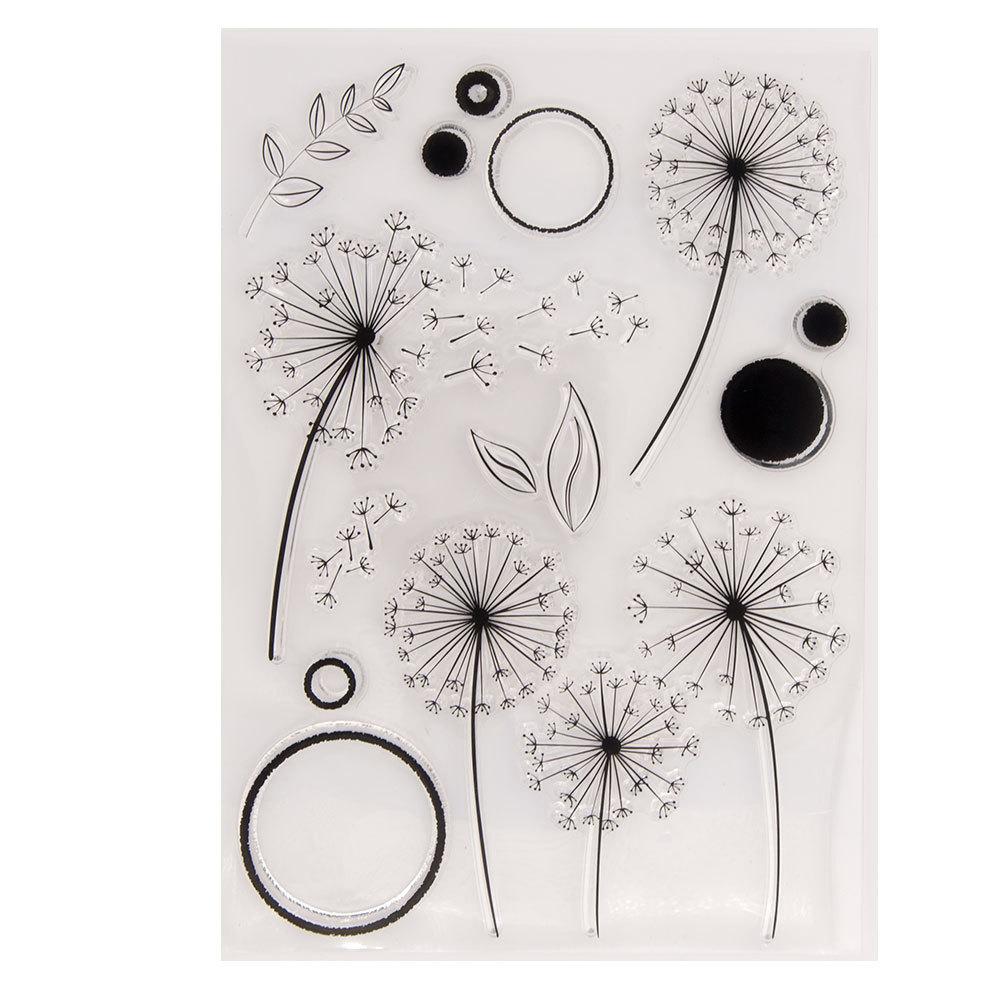 

Clear Rubber Stamp Transparent Silicone Seals Stamp for Journaling Card Making DIY Scrapbooking Handmade Photo Notebook
