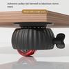 with Brake Adhesive Universal Wheel Roller Accessories Household Self Adhesive Pulley Stainless Steel Beads Paste Casters
