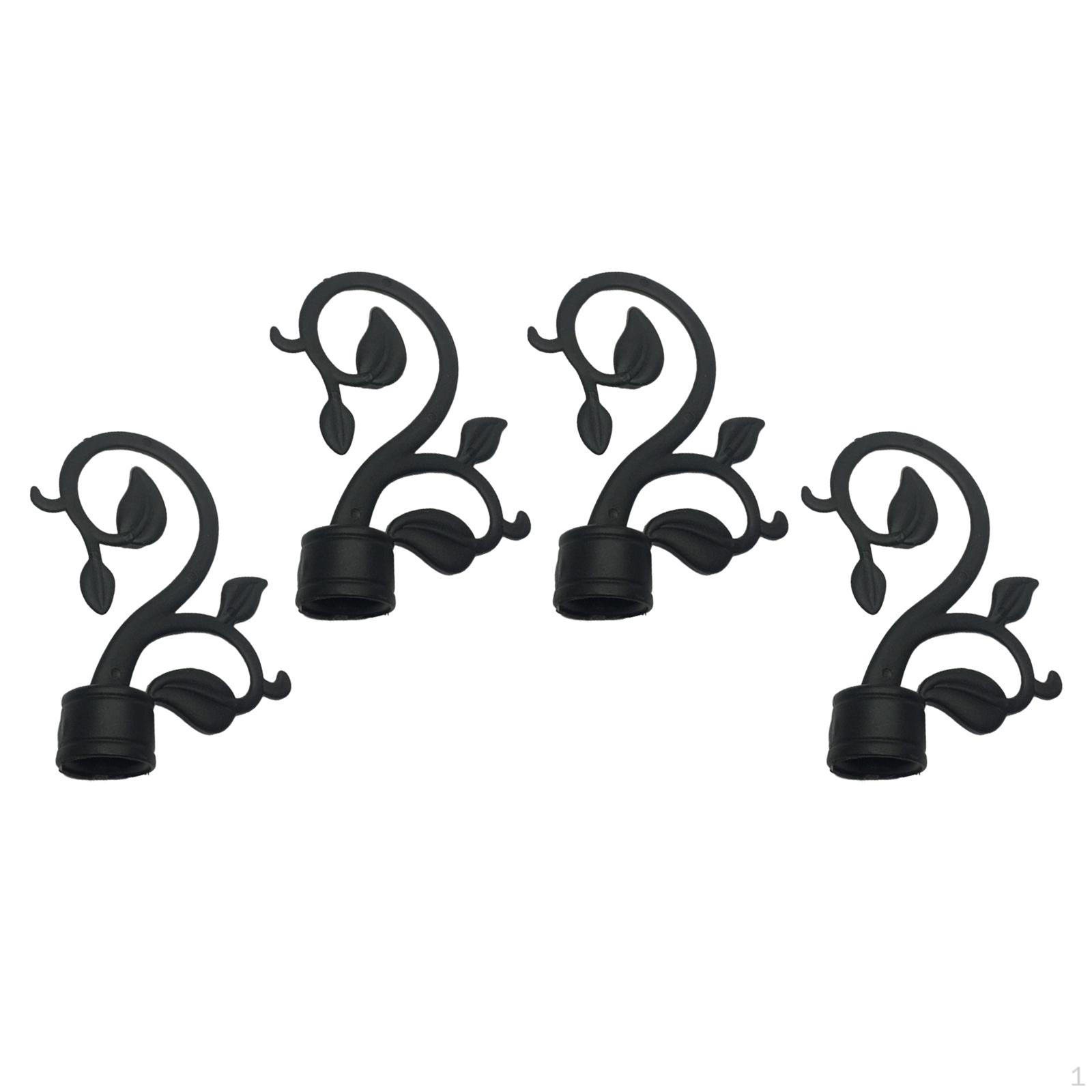 

4 шт. наконечники для штор, заглушки для штанг, декоративные наконечники для штанг Style D