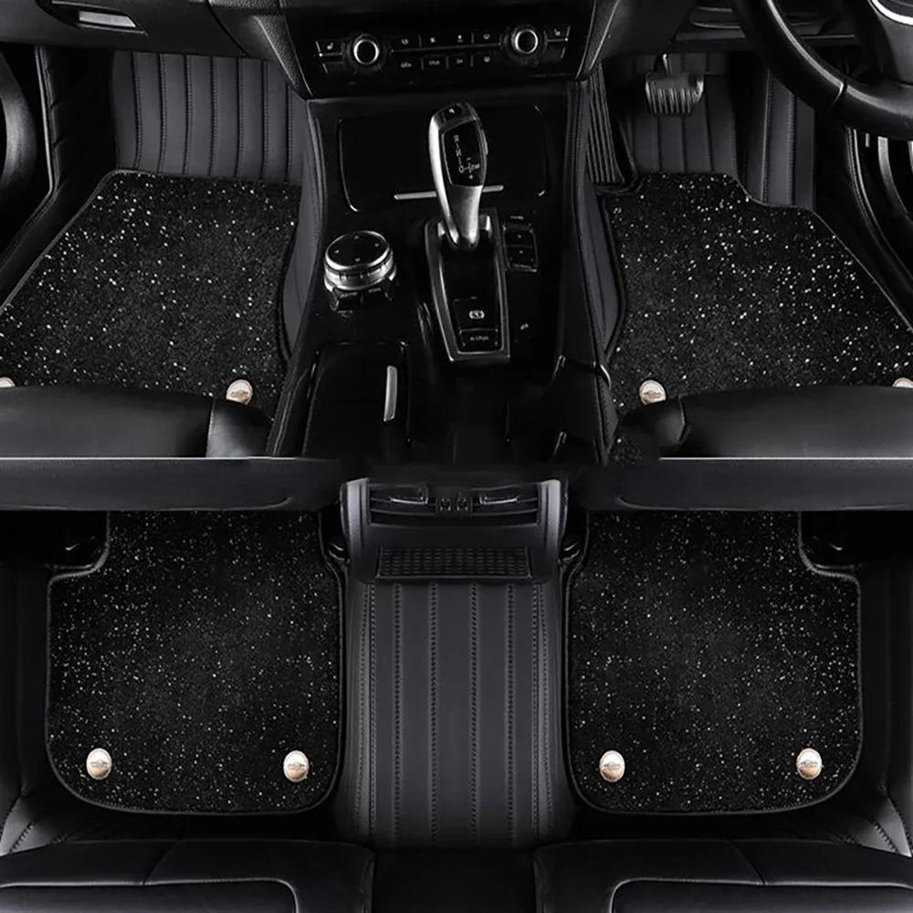 Double layer 5D Custom Car Floor Mats For Jeep Grand Cherokee Auto Carpets Foot liners car Accessories voiture