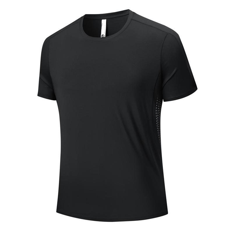 Quick-Dry Ice Silk Breathable Summer Sports Tee 2XL