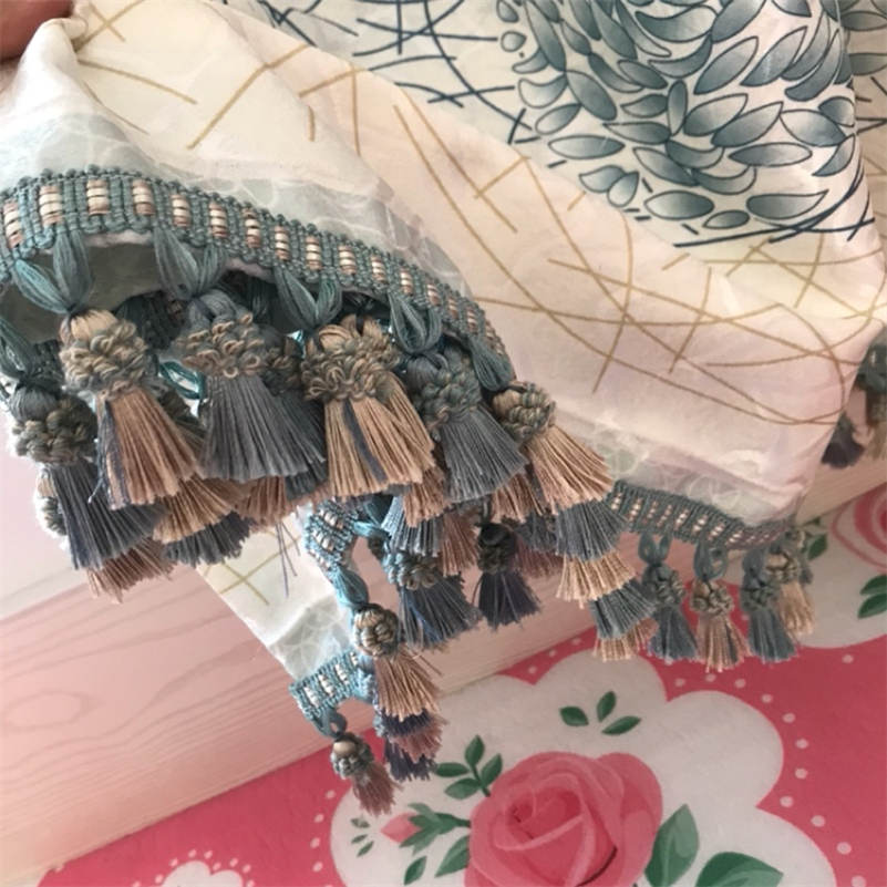 3 Meter Lace Tassel Ribbon Curtain Decor Tassels Trimming Fringes Tassel Lace For Sewing Bed Clothes Curtains Accessories