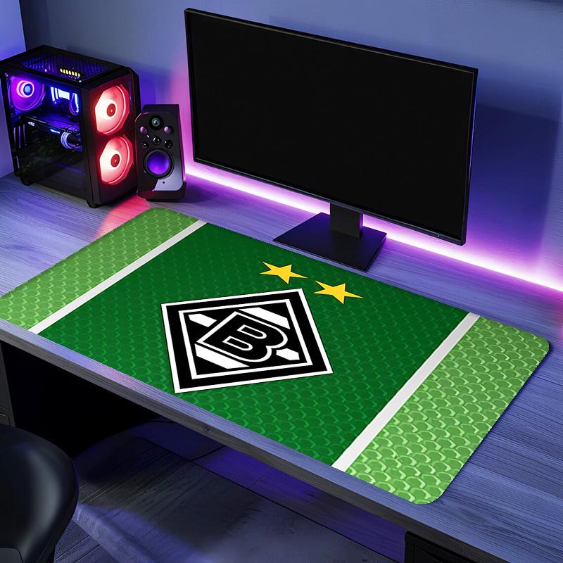 Borussia Mönchengladbach LOGO Mouse Pad - Non-Slip Rubber Base, Smooth Surface for Work,Gaming,Office,And Home Use, Desk Mouse Pad