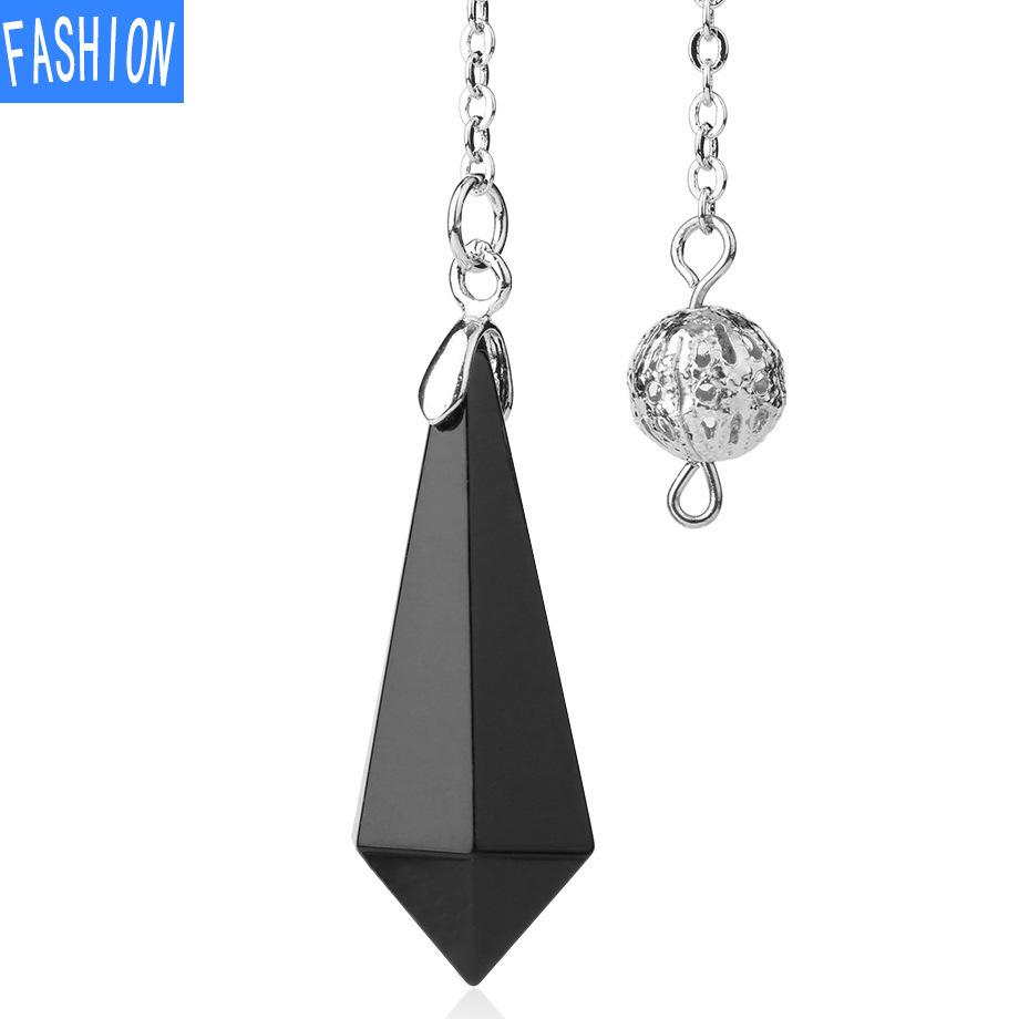 Hexagonal Smart Pendulum Pendant Natural Crystal Ornament Decoration