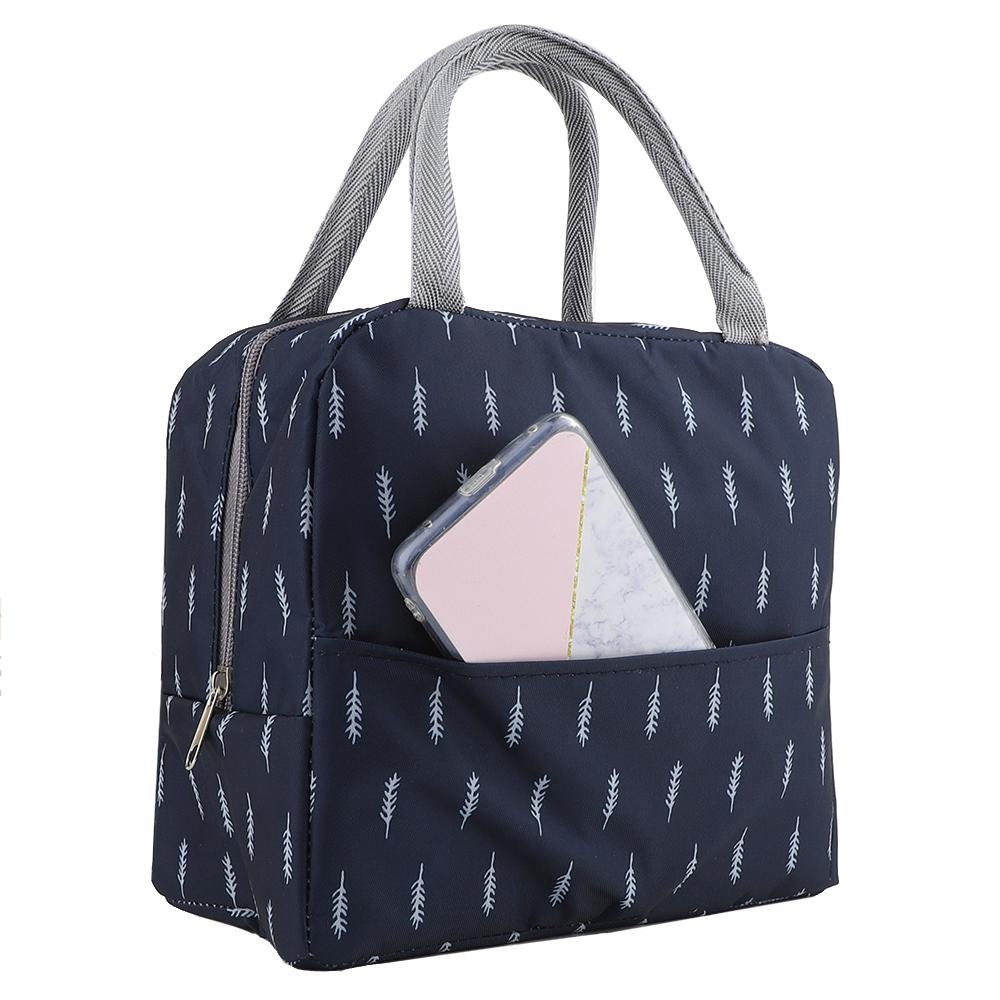 Sac à lunch thermique imperméable belle toile déjeuner boîte double pont refroidisseur pour les Sac à lunch thermique imperméable belle toile déjeuner boîte double pont refroidisseur pour les