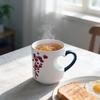Tazza Magica in Ceramica a Forma di Cuore che Cambia Colore Tazza da Caffè Divertente che Cambia Colore con Manico che Rivela Design a Sorpresa