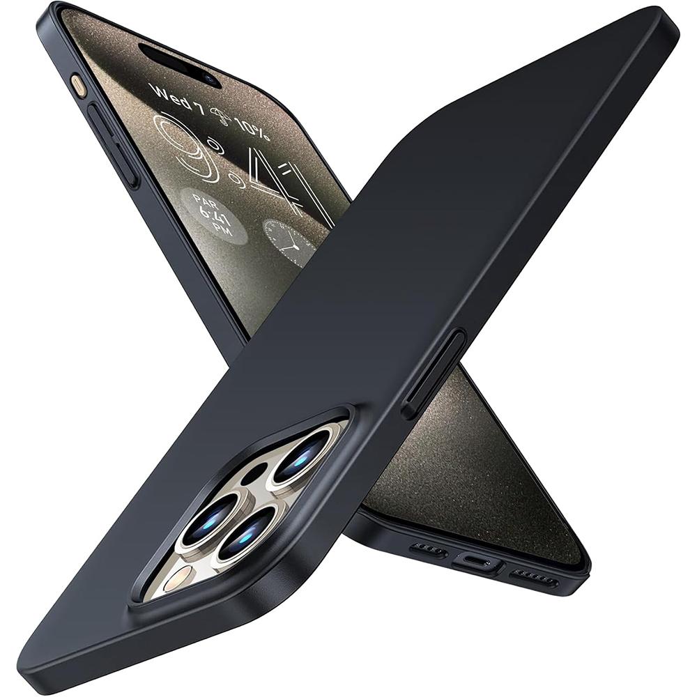 

Розкішний матовий однотонний чохол для телефону для iPhone 16 15 14 13 Pro Max Plus Mini Тверда PC задня кришка Ультратонкий чохол 13 Тонкий матовий For iPhone 16 чорний