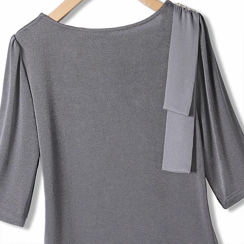 Women's Elegant Square-Neck Slim Short-Sleeve T-Shirt