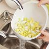 1PC Kitchen Filter Wash Basket Multi-Purpose Food Drain Basket Suitable for fruits, vegetables, rice and grains, easy to clean and store