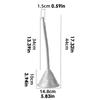 1pcs Iron Refueling Funnel with Filter Screen Flexible Widely Mouth Spillproof for Engine Oil Liquid Fluids Gasoline Motorcycles