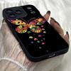 M271 Aquarela Butterfly Pink Love Heart art Design Angel Eyes Soft Phone Cases for iPhone Samsung Xiaomi Rdemi Huawei Honor Infinix Realme All Model