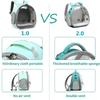 12.6inch Tall New Bird Carrier - Lightweight Portable Small Pet Travel Backpack Suitable for Small Parrot Sugar Glider & Hamster