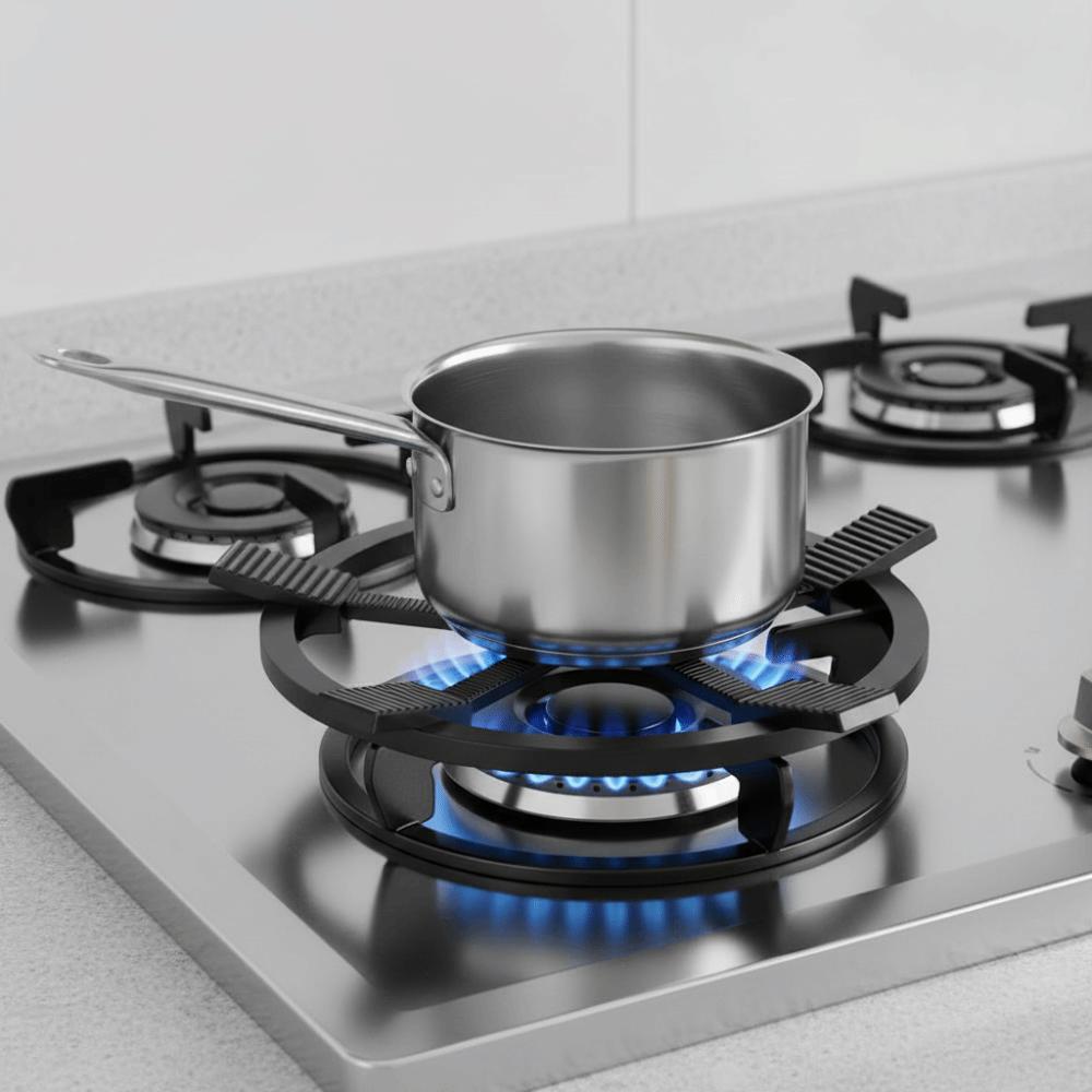 Cast Iron Gas Burners Stand Stable Wok Ring Stand Universal Wok Rack Outdoor Cooking