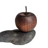 Set Holz Apfelform Ätherisches Öl Diffusor Aromatherapie Stäbchen Dekoration Sapele Holz Duft Diffusor Geeignet für Zuhause