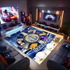 1PC Custom Name Nautical Ocean Adventure Theme Floor Mat Ideal for Living Room, Game Rooms, Office, Bedroom,Floor Mat Playful Design