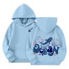 Children's Hoodies Loose Printed Hooded Sports Shirt Fashionable Sports Shirt