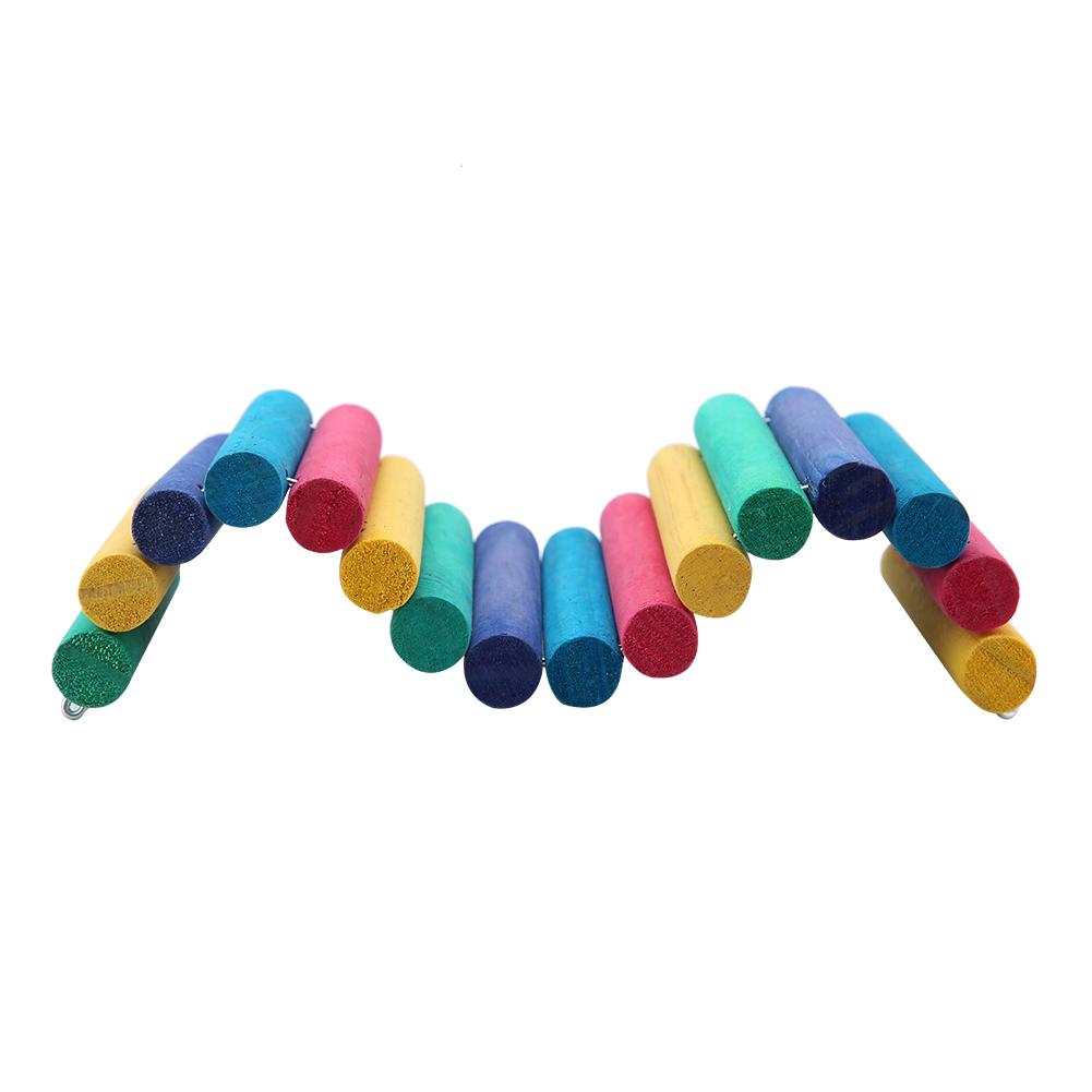 Wooden Ladder Bridge Hamster Mouse Rat Rodents Toy Small Animal Chew Toy