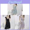 Ice Silk Slip Dress For Women With Vneck And Padding For Sleep And Lounge
