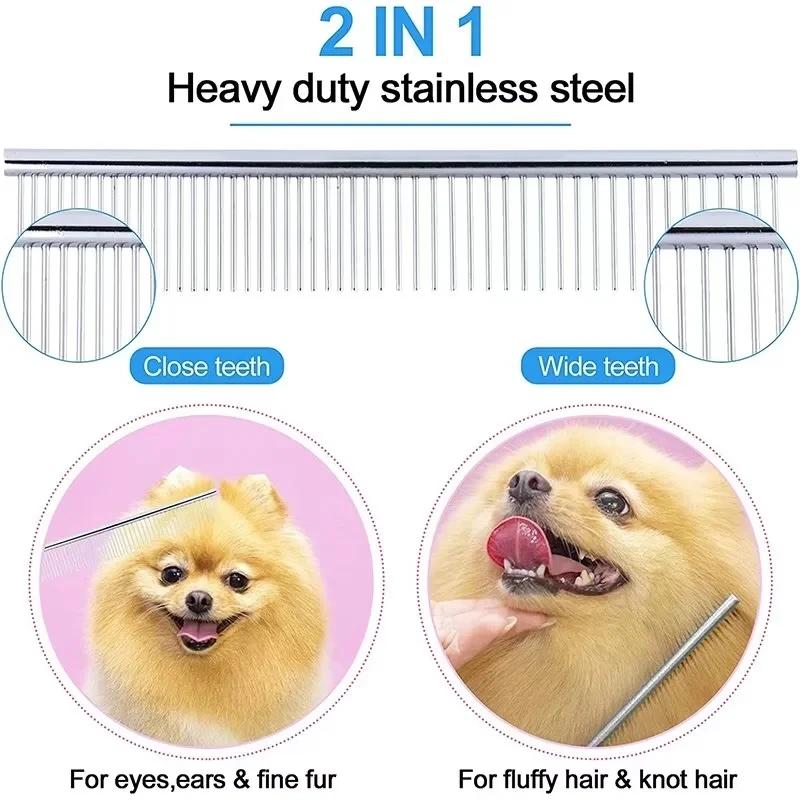 Nuove Forbici di Sicurezza per Toelettatura Animali Testa Rotonda Professionali in Acciaio Inossidabile Forbici per Pelo di Cane Forbici per Animali Taglio Animale Set Portatile