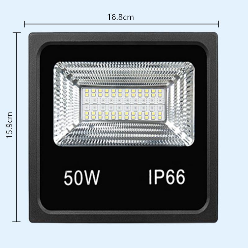 50W LED Bluetooth Floodlight Outdoor Garden Landscape Colorful Lighting Spot Light Intelligent RGB Projection Light