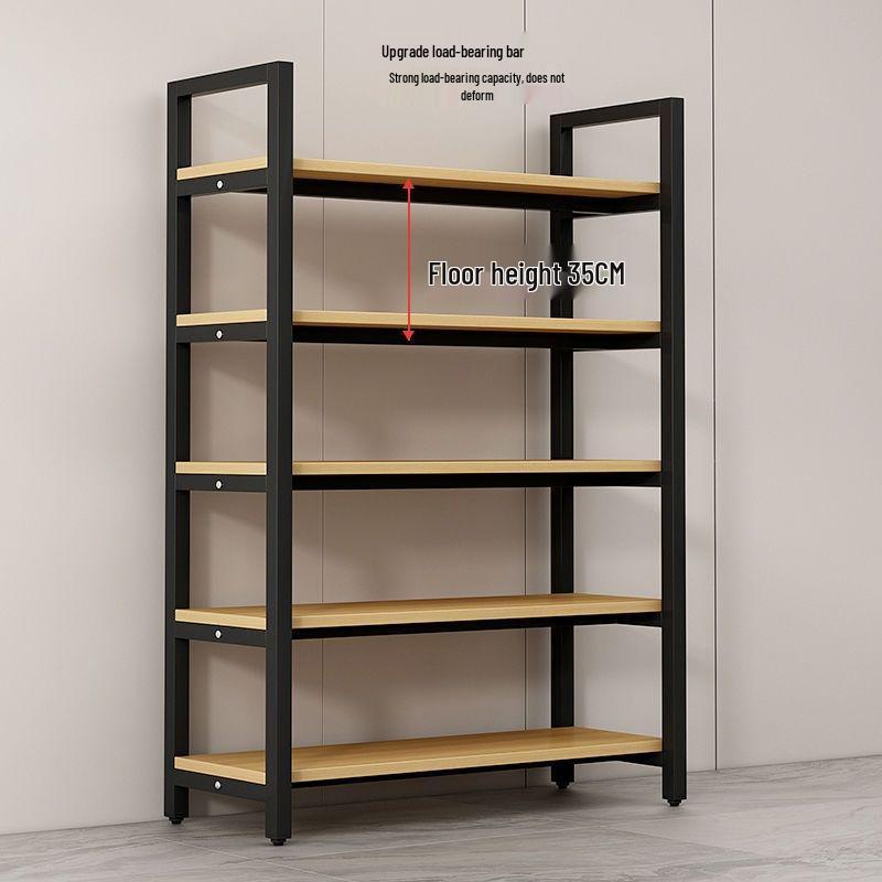 Multilayer Floor Standing Bookshelf and Storage Rack