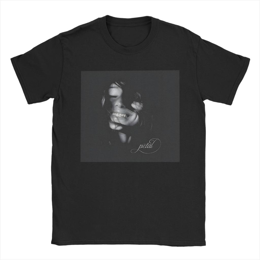 Novelty Ariana Grande Petal Album Photo Tshirt Unisex Round Neck Pure Cotton T Shirt Short Sleeve Tees Gift Idea Clothes