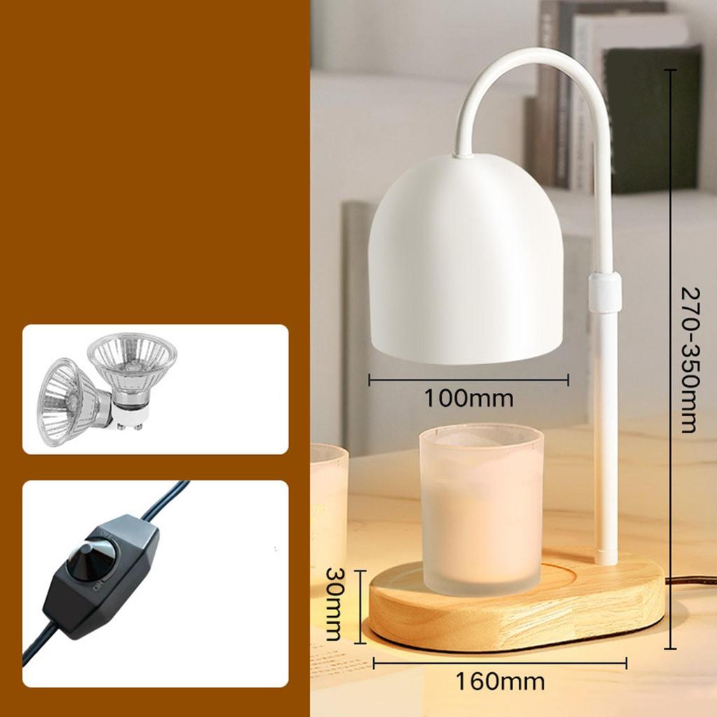 Lampe chauffe-bougie, adaptateur US, lampe de table pour faire fondre les bougies, pour table de chambre