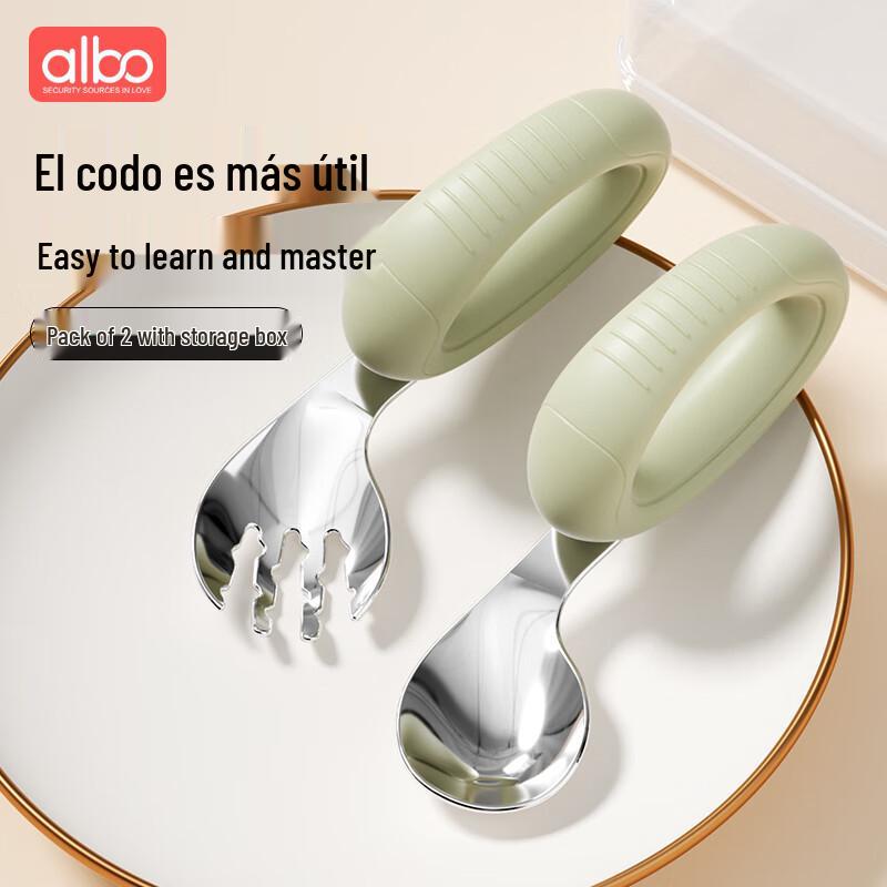 Набор обучающих вилки и ложки Albo Baby