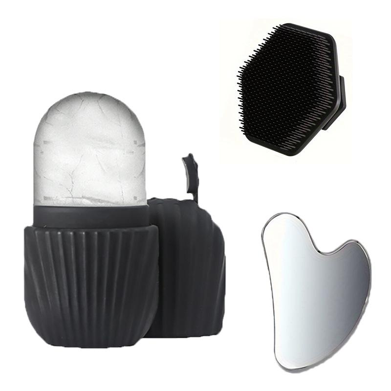 Eisgesichtsroller Gesichtseisroller Set Gesichtswalzen-Set Gua Sha Gesichtswerkzeug Set Massagegerät Rolle Lifting Konturierungswerkzeug