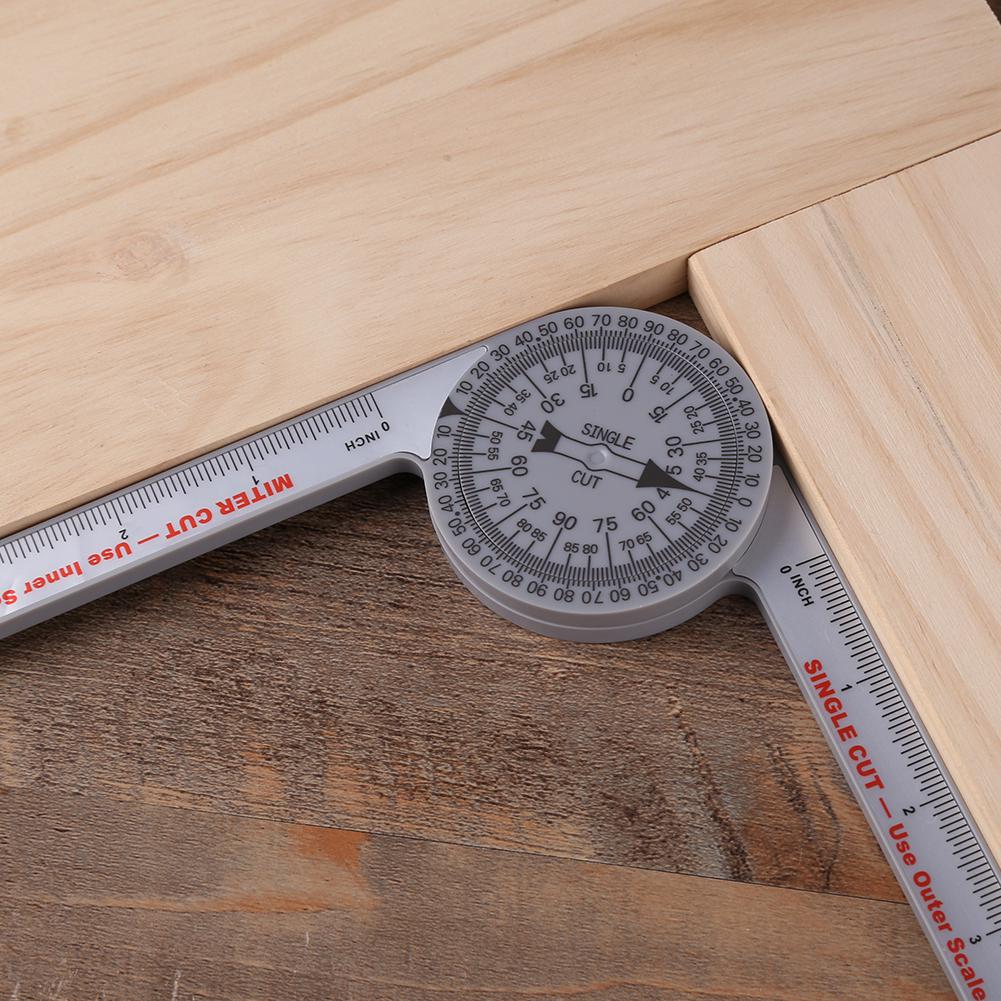 Professional Miter Saw Protractor Angle Finder Precision Miter Angle Finder for Carpenters Plumbers Bevel Protractor Woodworking