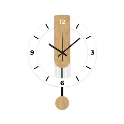 Decorative Minimalist Hanging Clock Acrylic Silent Digital Wall Clock Vintage Scale Clock Living Room Decoration