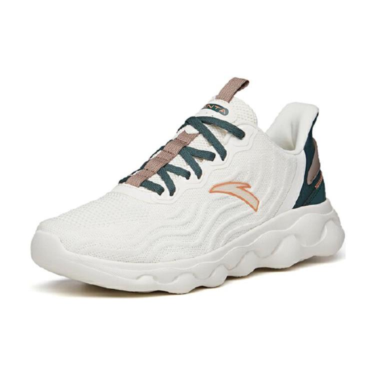 Anta Comfortable Low top Running Shoes Men's White Green 112145530R-3