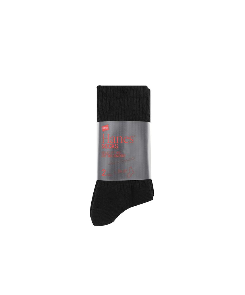 Heinjeu Crew Socks 2P Black