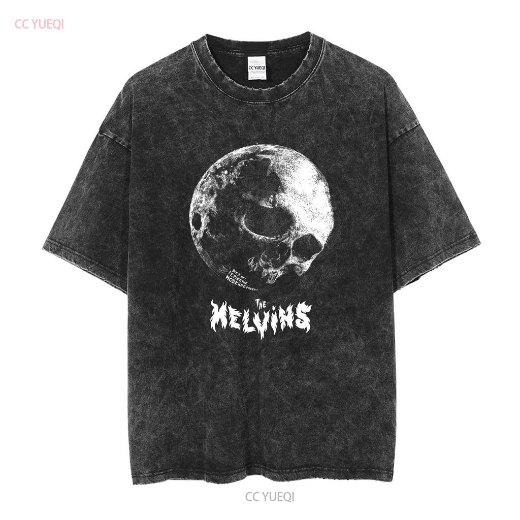 Inspired The Melvins Band For Fan Black All Size T Shirt KH1231 long sleeves vintage Washed Casual homme Top For Everyday Wear
