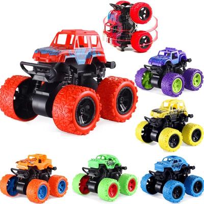 Toys Car Monster Truck Four-wheel Drive Vehicle Stunt Dump Car Inertia Car Toy Dinosaur Pull Back Children Toy Boy Girl Gift