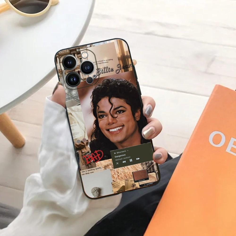 

Singer Michael Jackson Phone Case For iPhone 15,14,13,12,11,Plus,Pro Max,XS,X,XR,SE,Mini,8,7 Soft Silicone Black Cover iPhone12mini