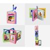 10Pcs Magnetic Display Photo Frame 3Inch Picture Holder with Magnets For Home Office Refrigerator Whiteboard Decoration